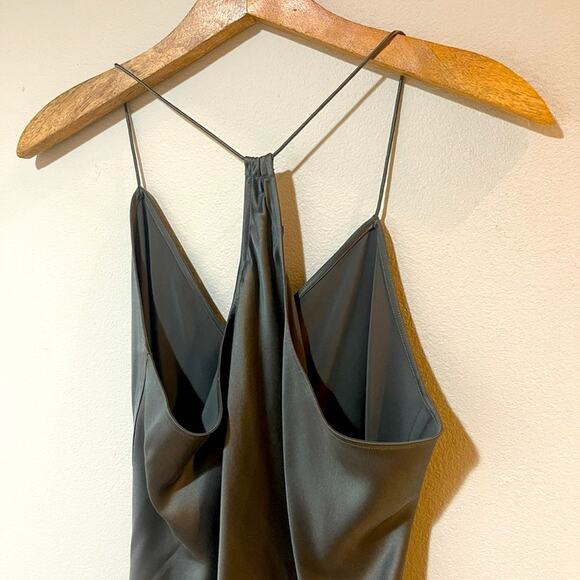 Theory Draped Back Slip Cami. - Picture 4 of 9